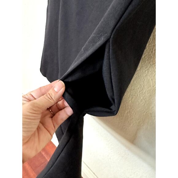 Gap Maternity Nursing Dress – XS Ponte Knit Side Zip – Black Stretch Work/Casual - Picture 6 of 9